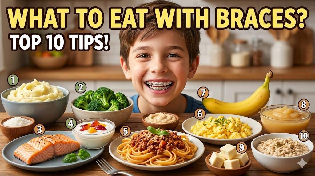 what can kids eat with braces? Top 10 Tips what can eat with braces (1)