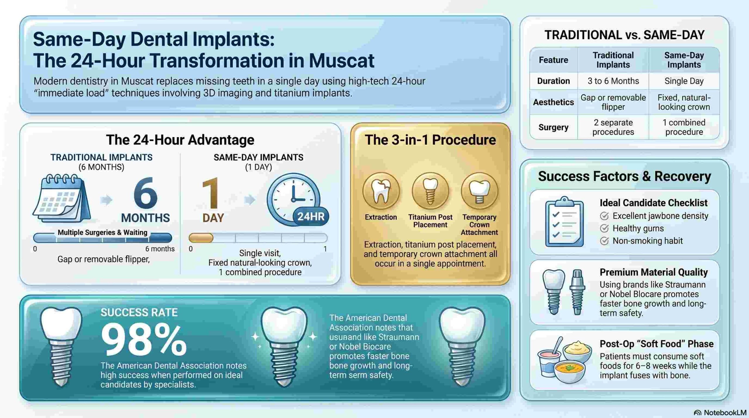 Comprehensive Guide to Same-Day Dental Implants in Muscat