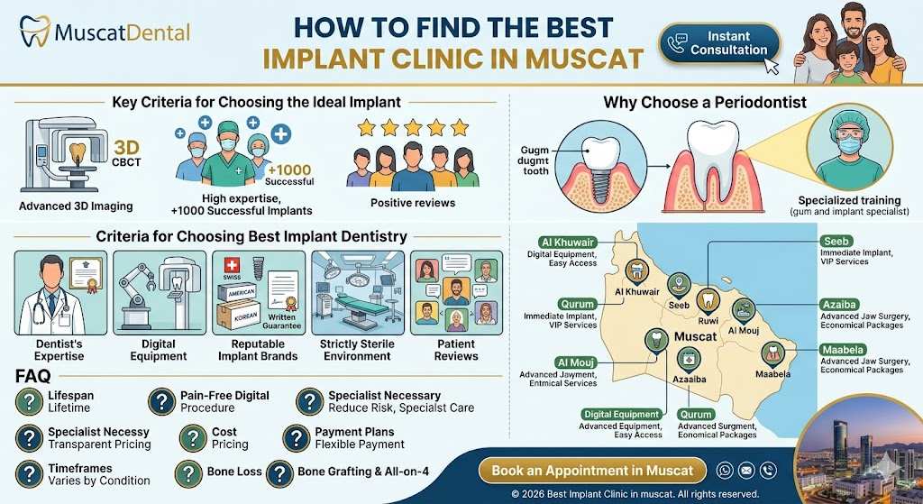 Dental Implant Process Infographic