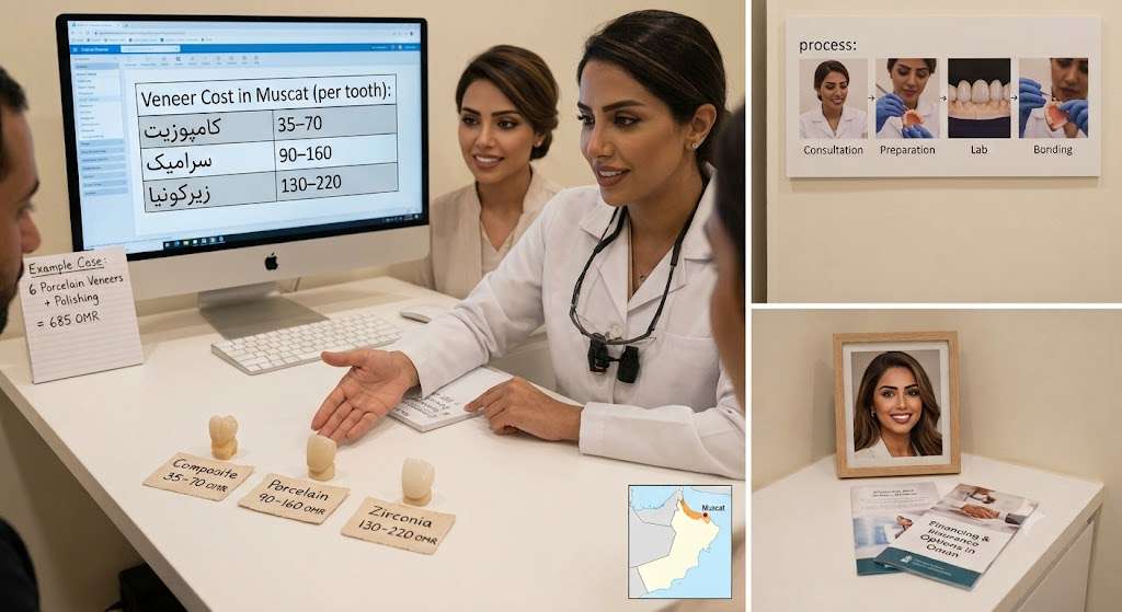 Veneer treatment result in Muscat